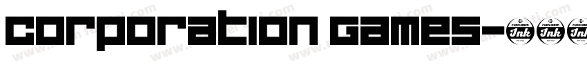 Corporation Games字体转换